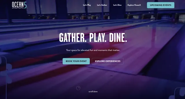 Ocean 5 Social Website