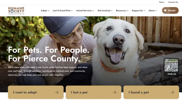 The Humane Society Website